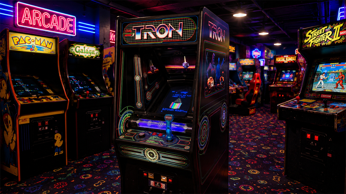 Tron arcade machine