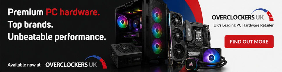 Overclockers UK gaming PCs, components and computer hardware