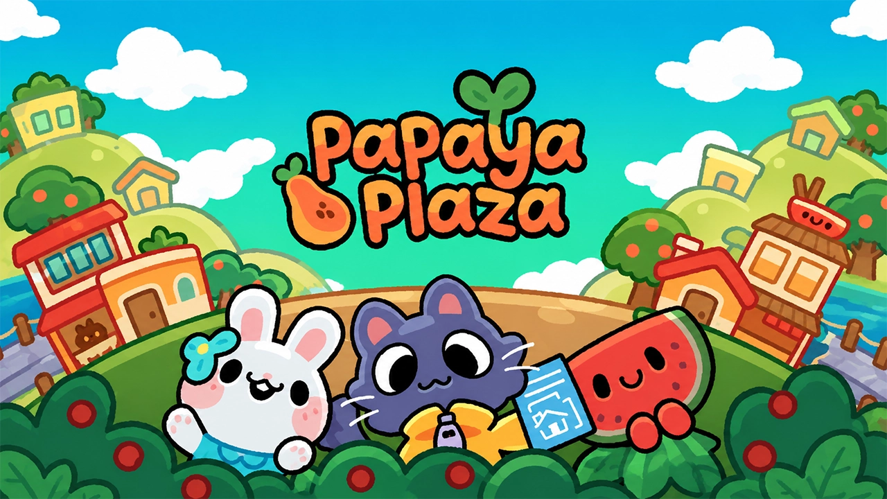 Papaya Plaza Demo review artwork